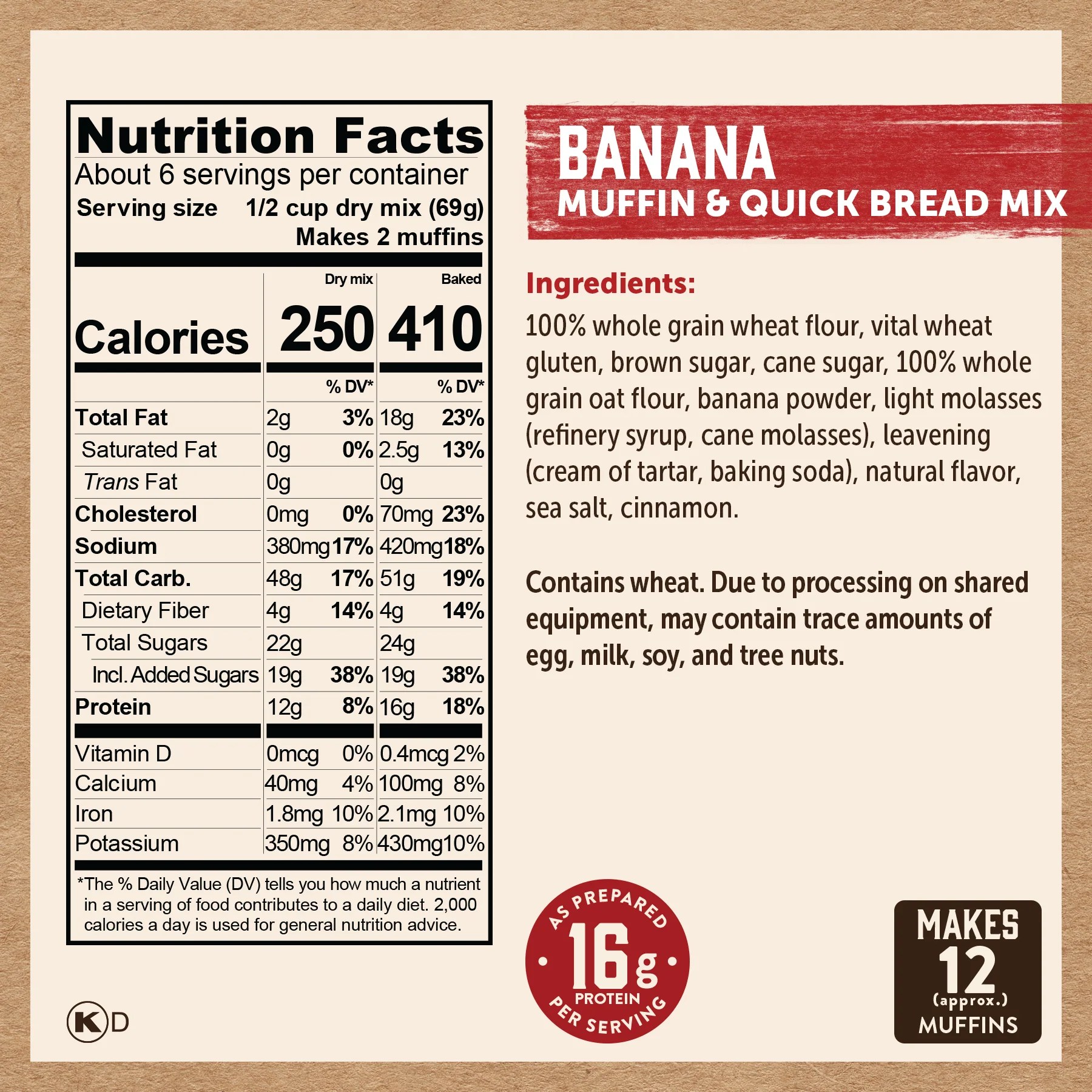 Banana Muffin and Quick Bread Mix - Image 5