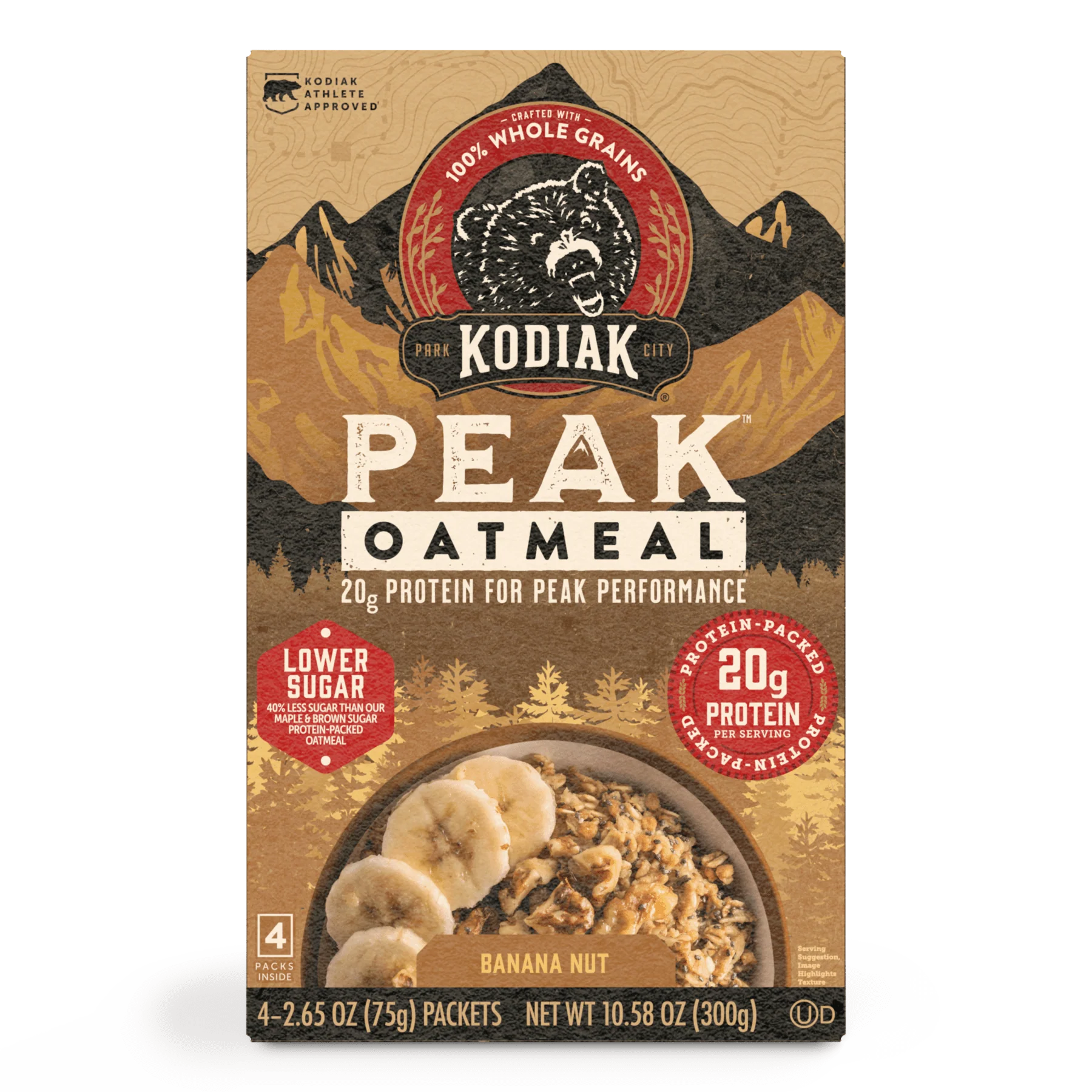 Banana Nut Peak Oatmeal Packets