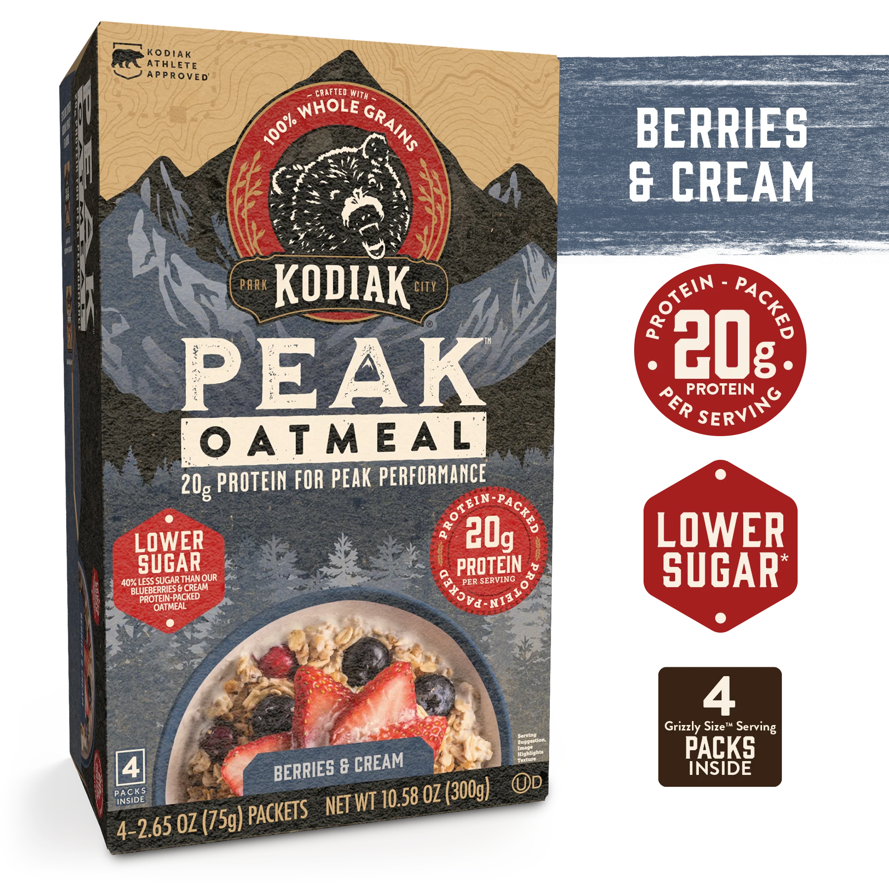 Berries & Cream Peak Oatmeal Packets - Image 2