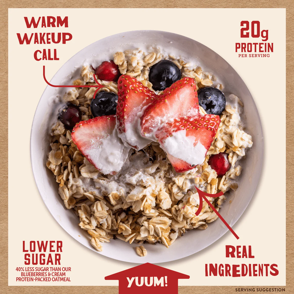 Berries & Cream Peak Oatmeal Packets - Image 4