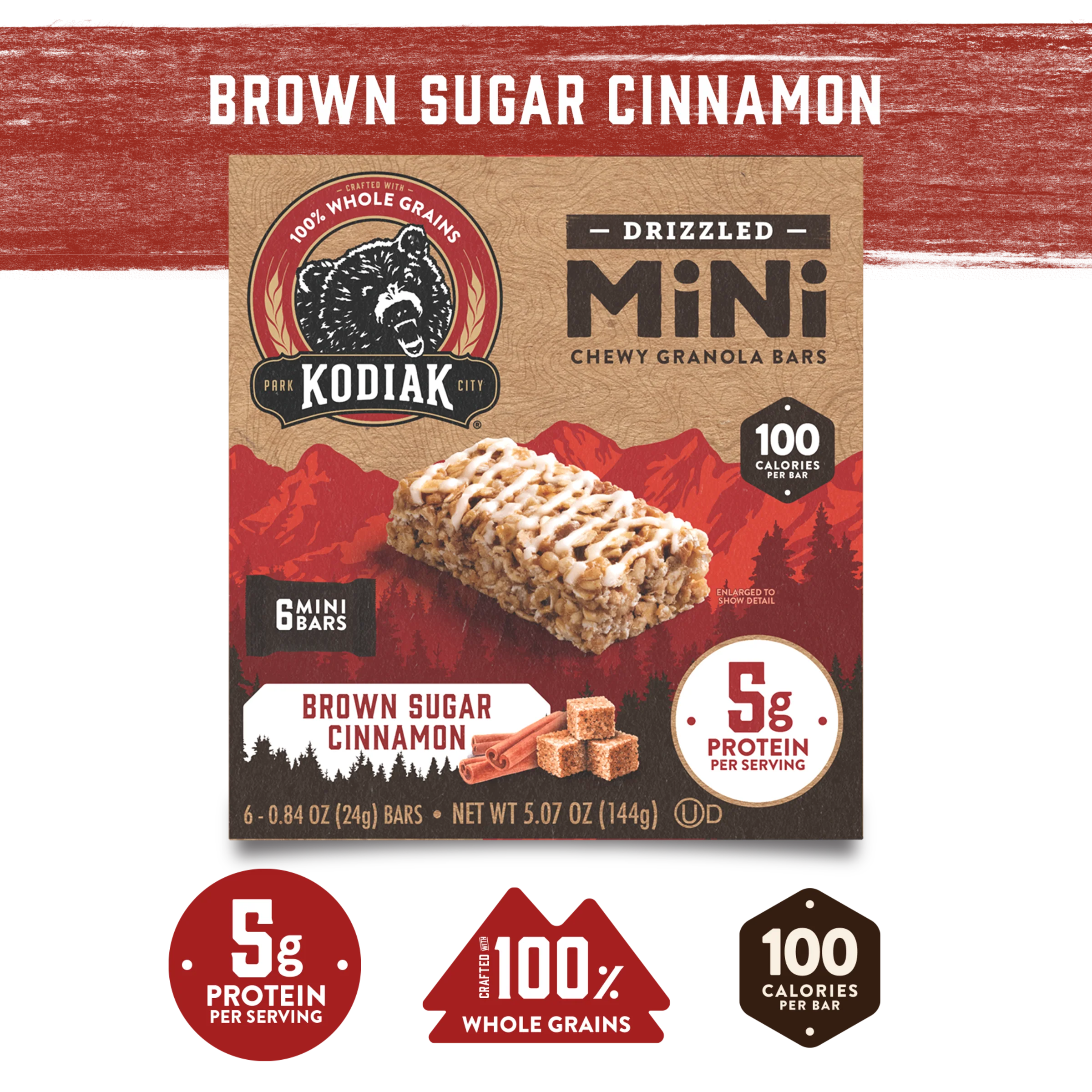Brown Sugar Cinnamon Drizzled Mini Bars - Image 2