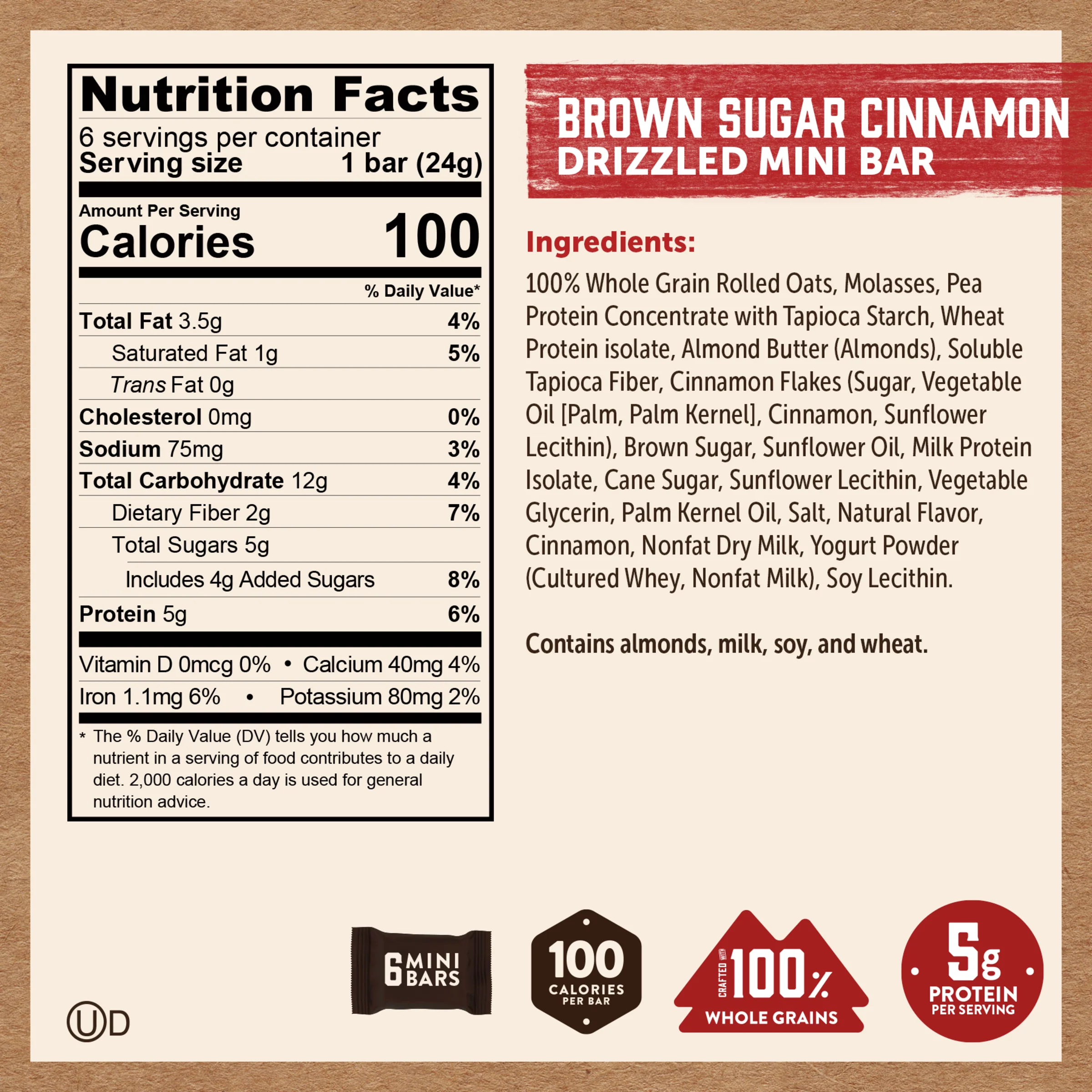 Brown Sugar Cinnamon Drizzled Mini Bars - Image 5