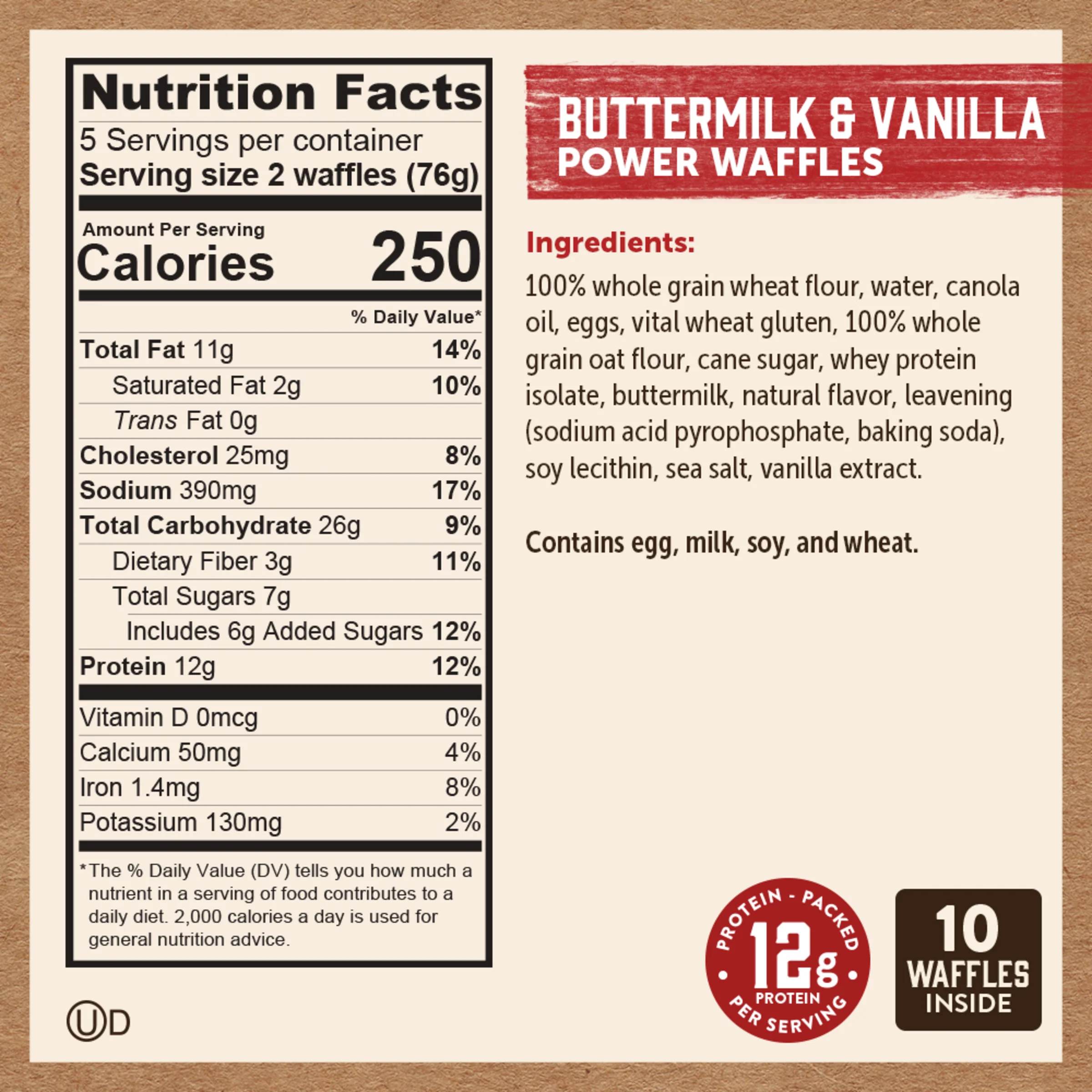Buttermilk & Vanilla Power Waffles - Image 5