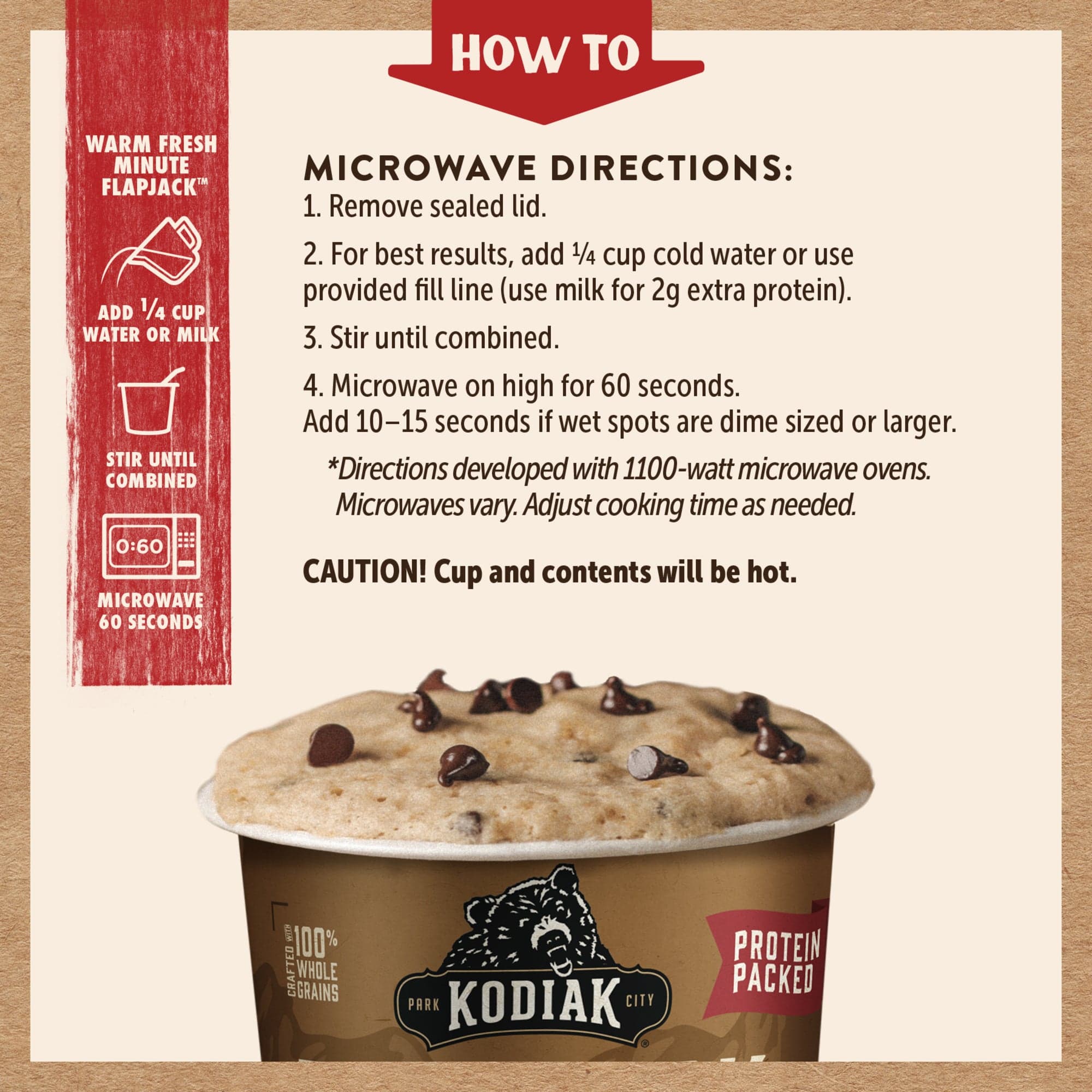 Chocolate Chip & Maple Flapjack Cup - Image 4