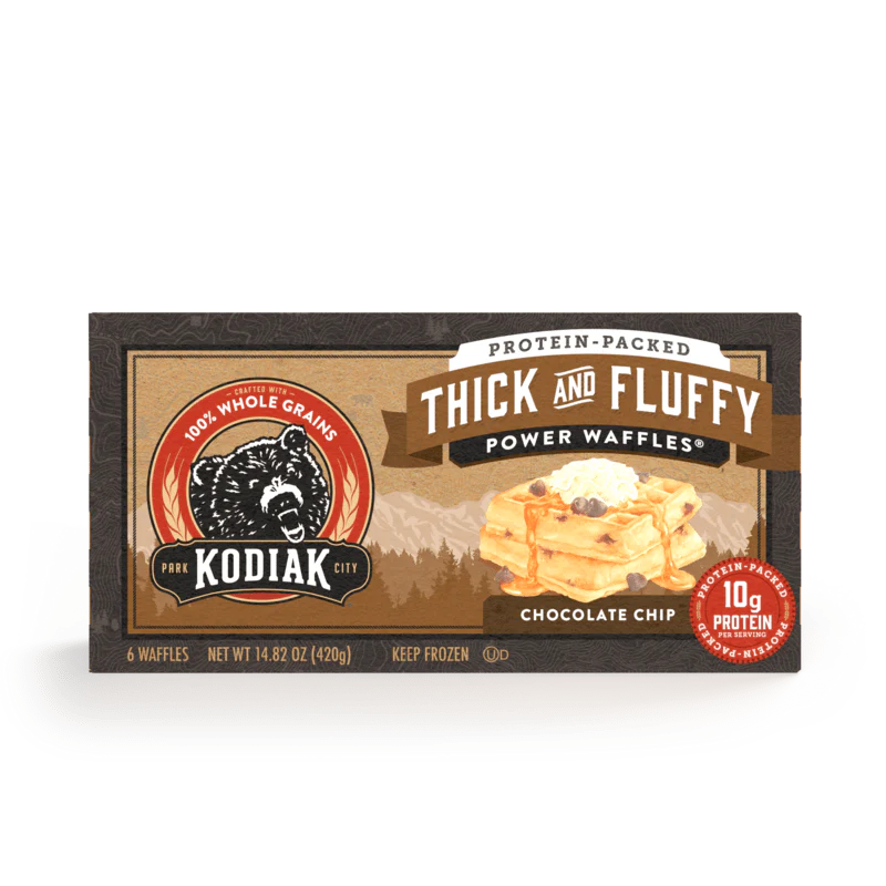 Chocolate Chip Thick & Fluffy Power Waffles
