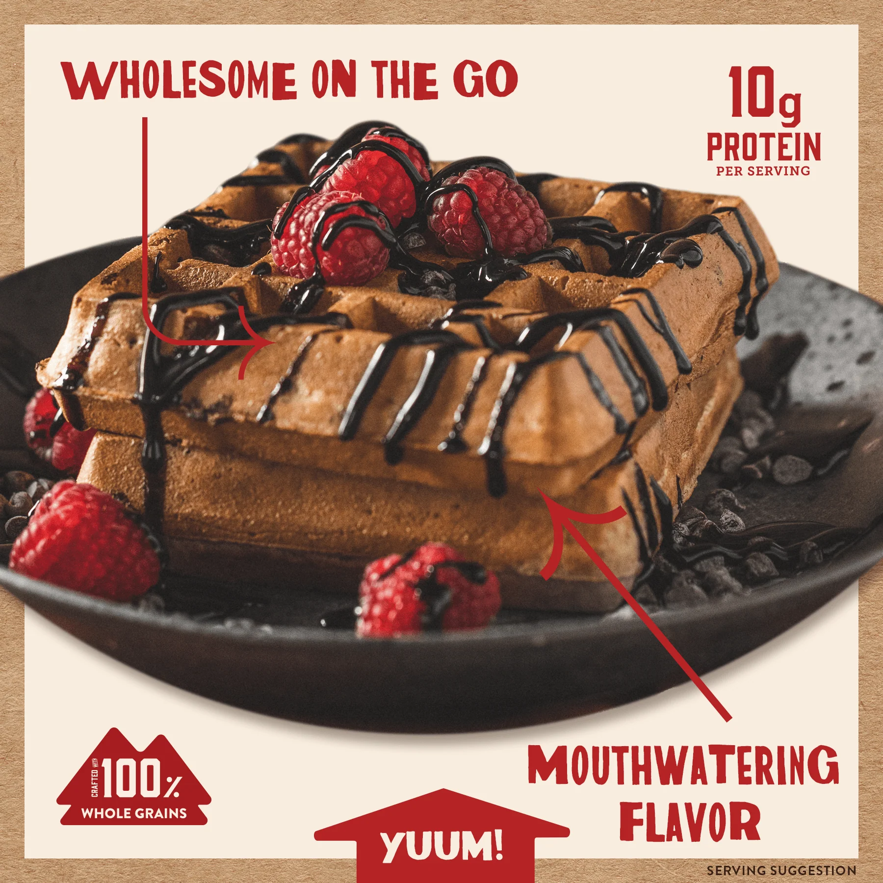 Chocolate Chip Thick & Fluffy Power Waffles - Image 3