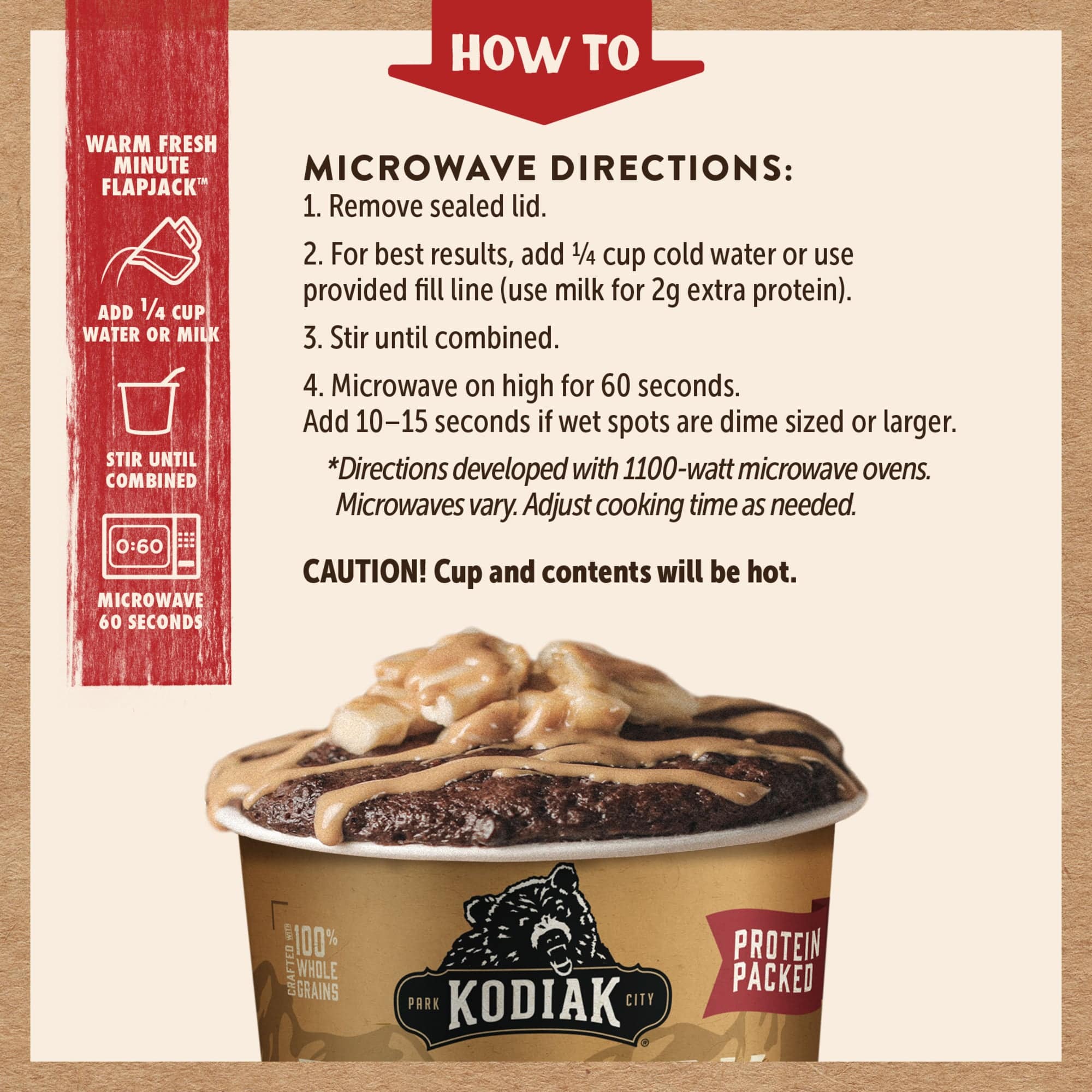 Chocolate Peanut Butter Flapjack Cup - Image 4