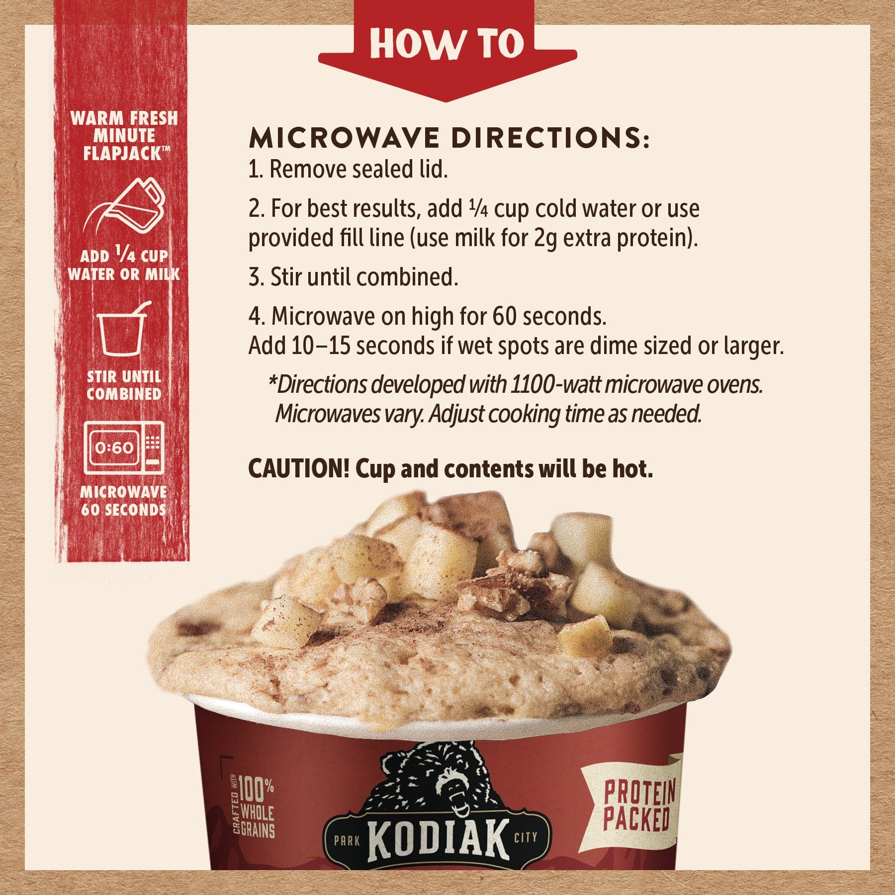 Cinnamon & Maple Flapjack Cup - Image 4