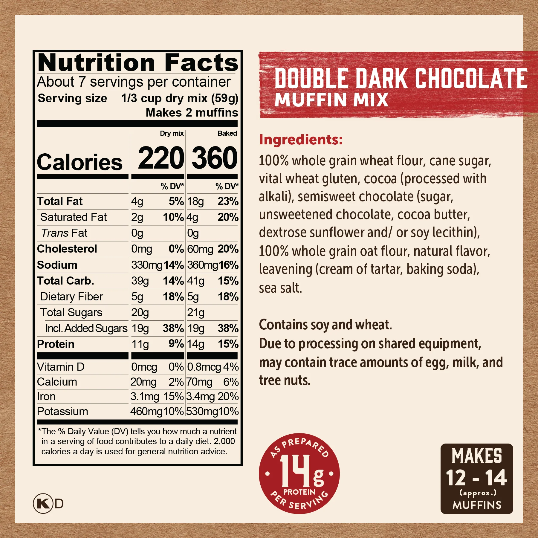 Double Dark Chocolate Muffin Mix - Image 3