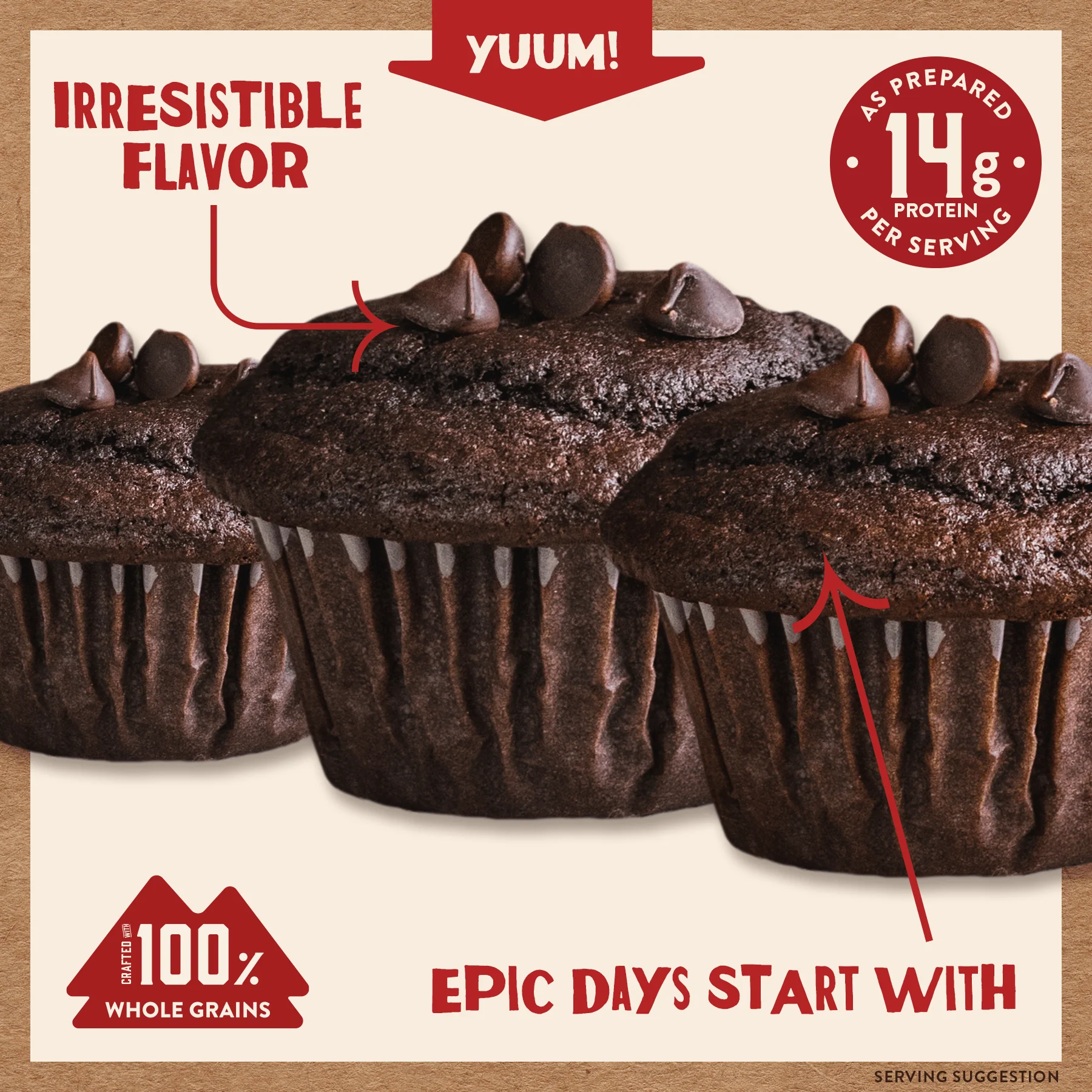 Double Dark Chocolate Muffin Mix - Image 4