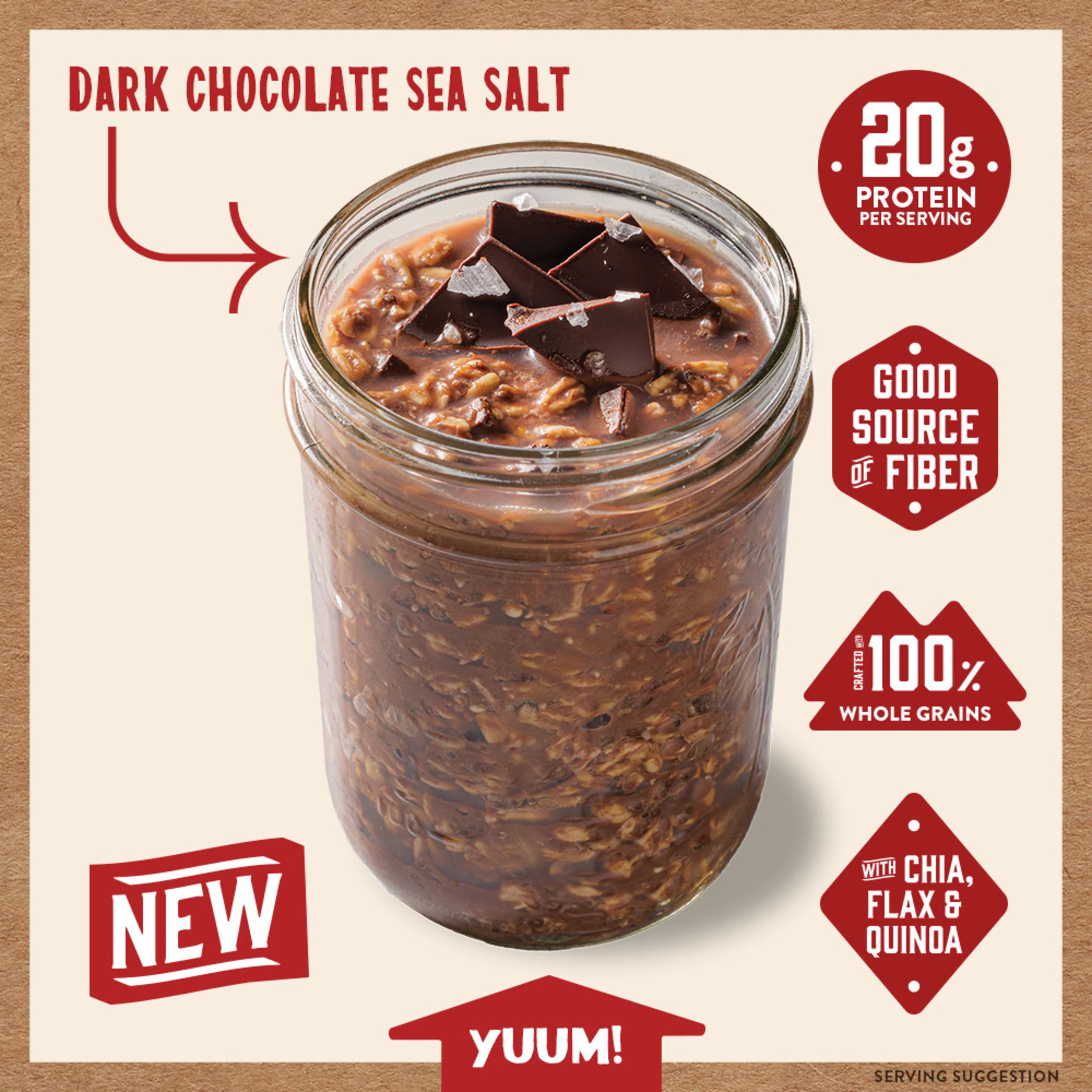 Dark Chocolate Sea Salt Overnight Oats - Image 4