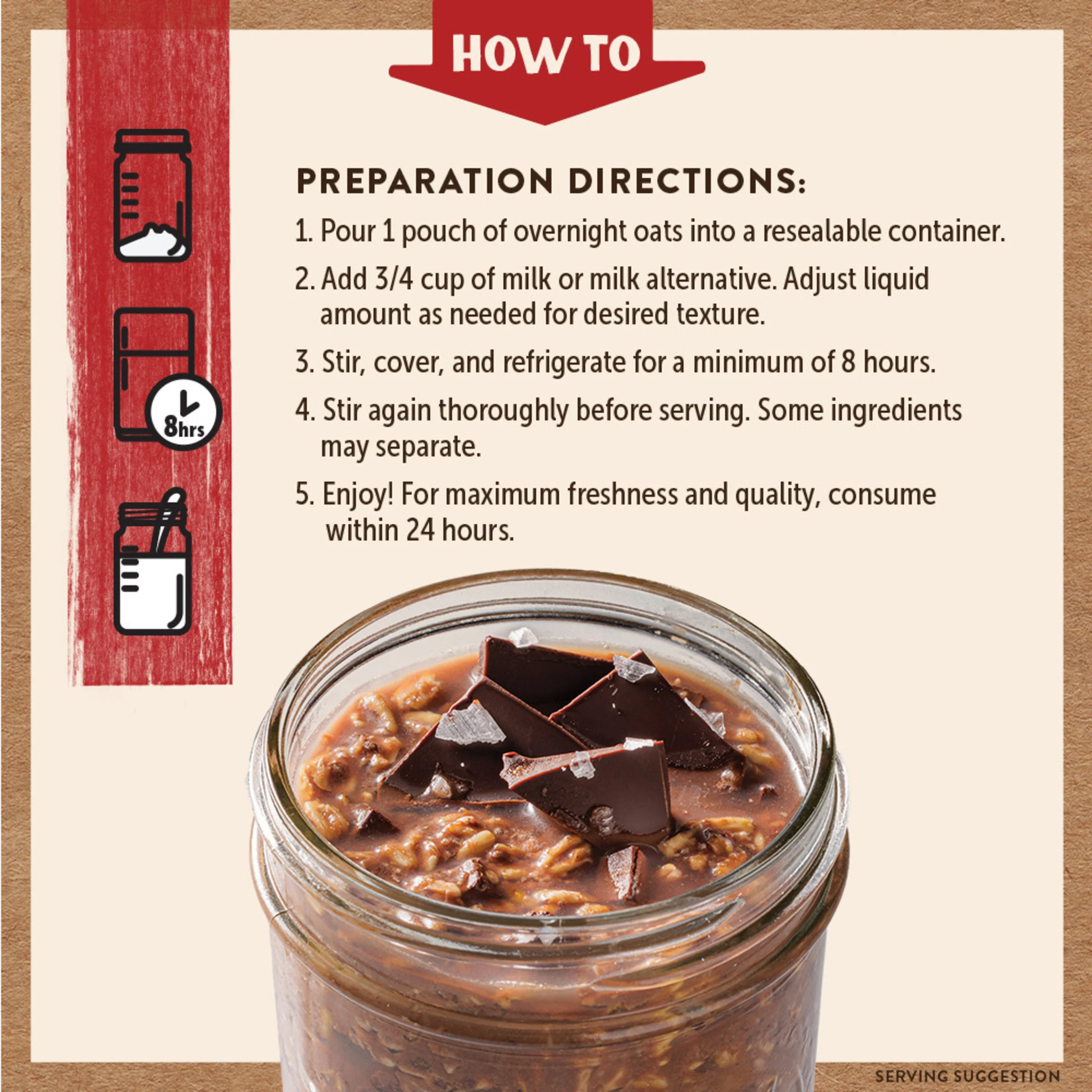 Dark Chocolate Sea Salt Overnight Oats - Image 5