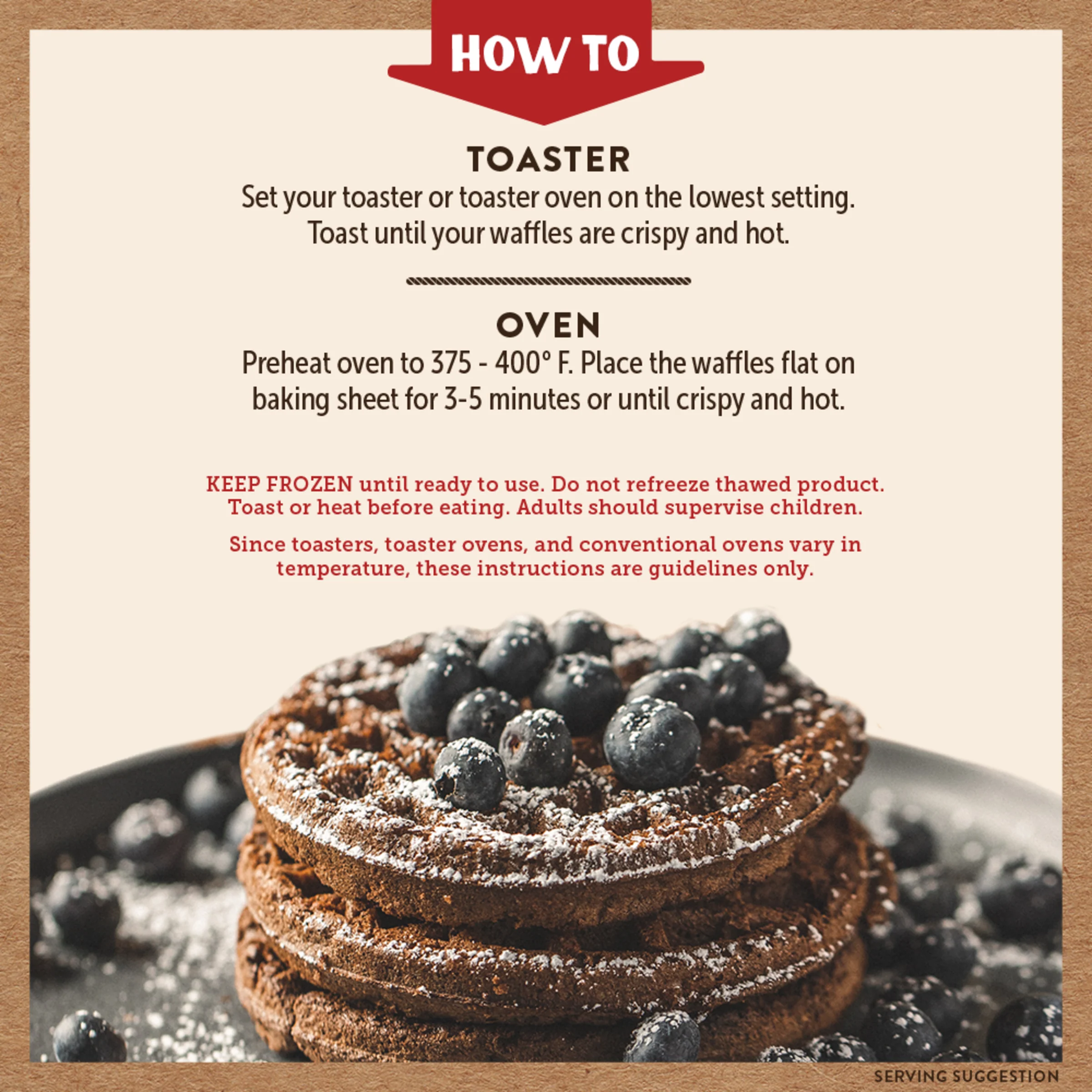 Dark Chocolate Power Waffles - Image 4