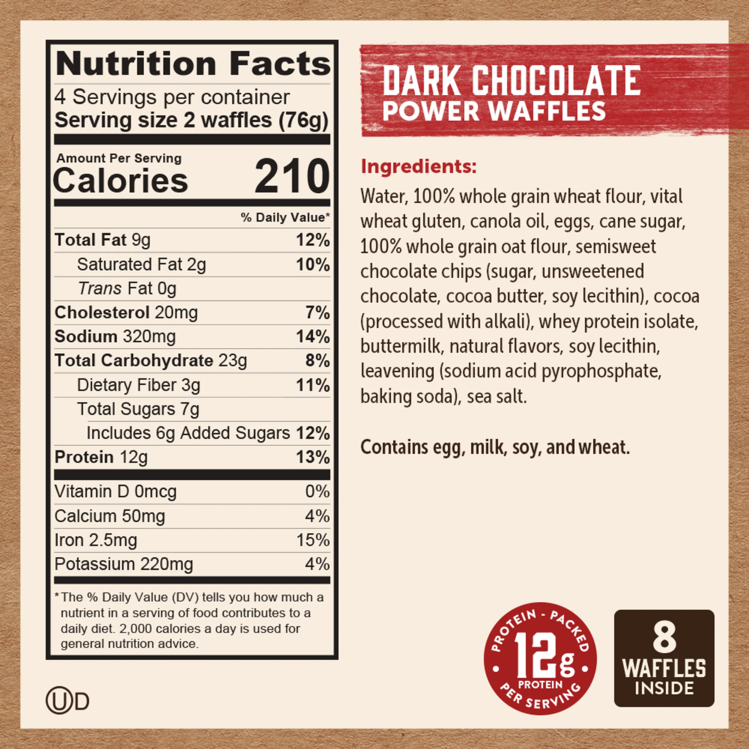 Dark Chocolate Power Waffles - Image 5