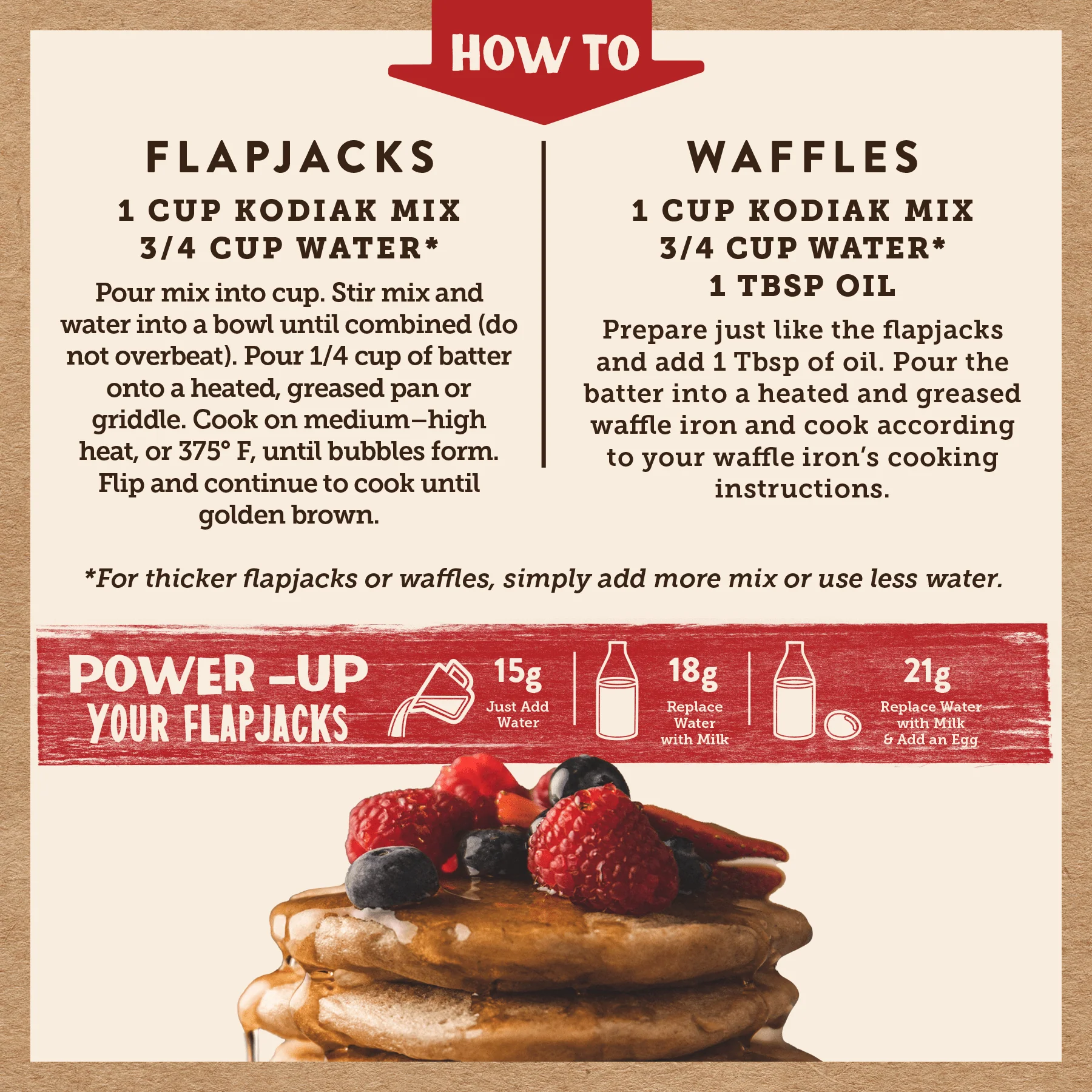 Grizzly Size Buttermilk Power Cakes - Image 5