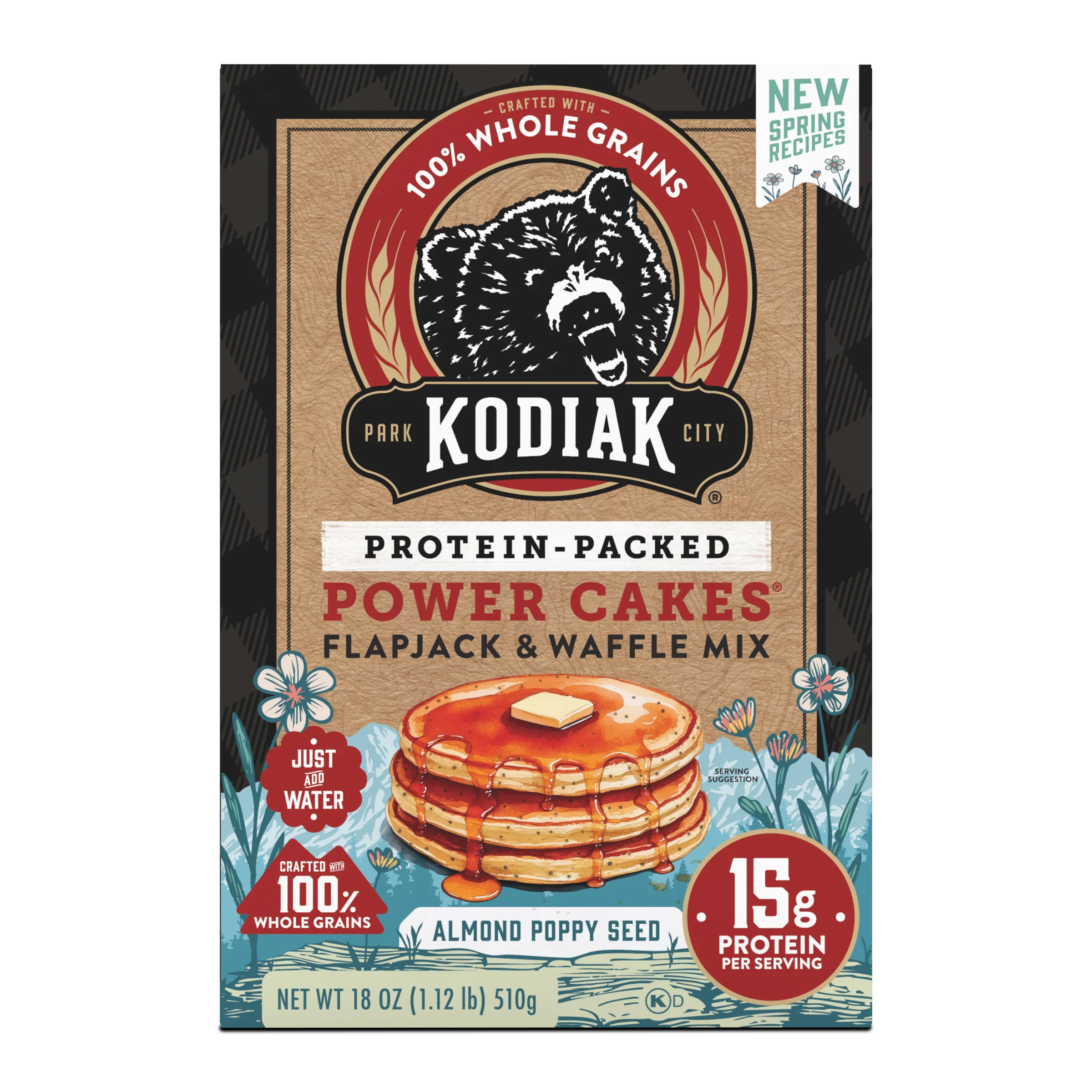 Almond Poppy Seed Power Cakes