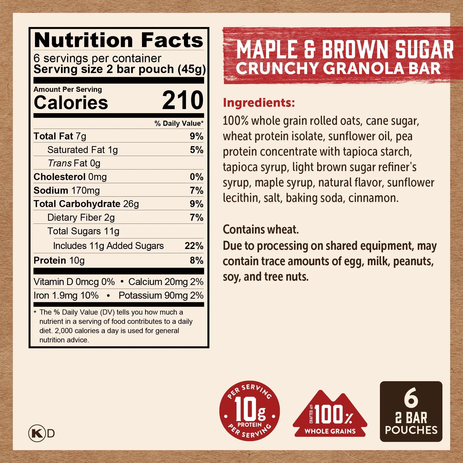 Maple Brown Sugar Crunchy Bars - Image 6