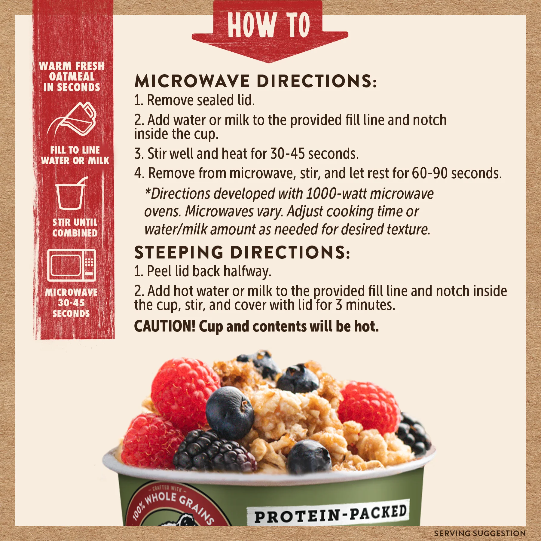 Maple & Brown Sugar Oatmeal Cup - Image 6