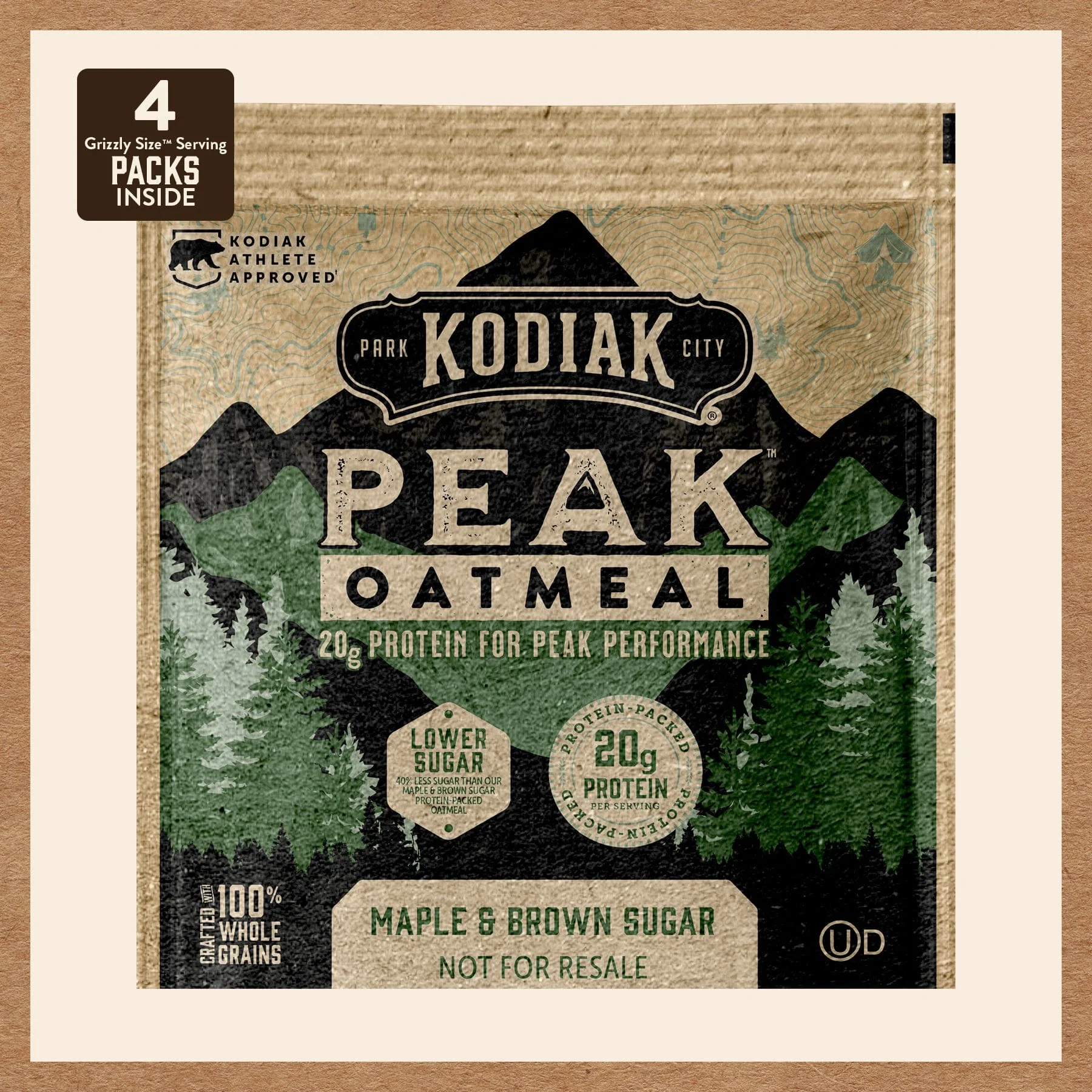 Maple Brown Sugar Peak Oatmeal Packets - Image 3