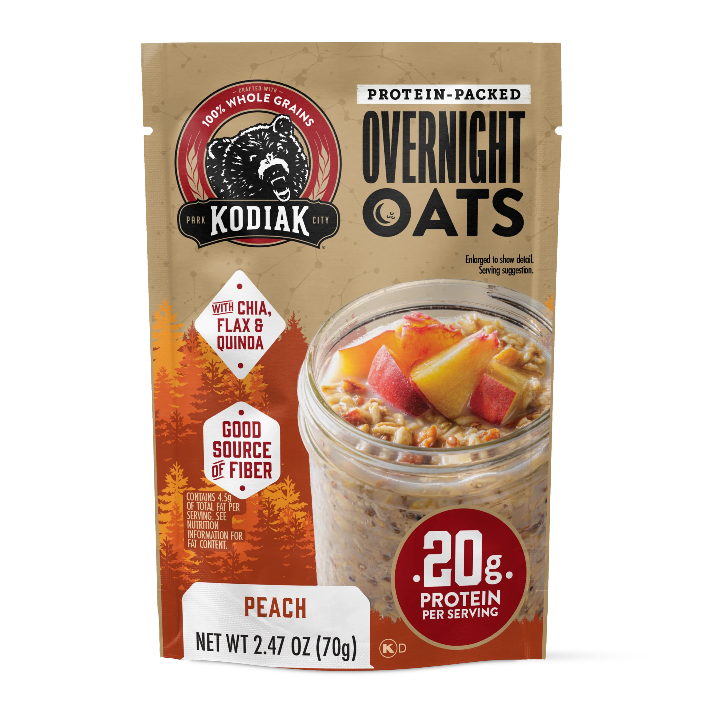 Peach Overnight Oats