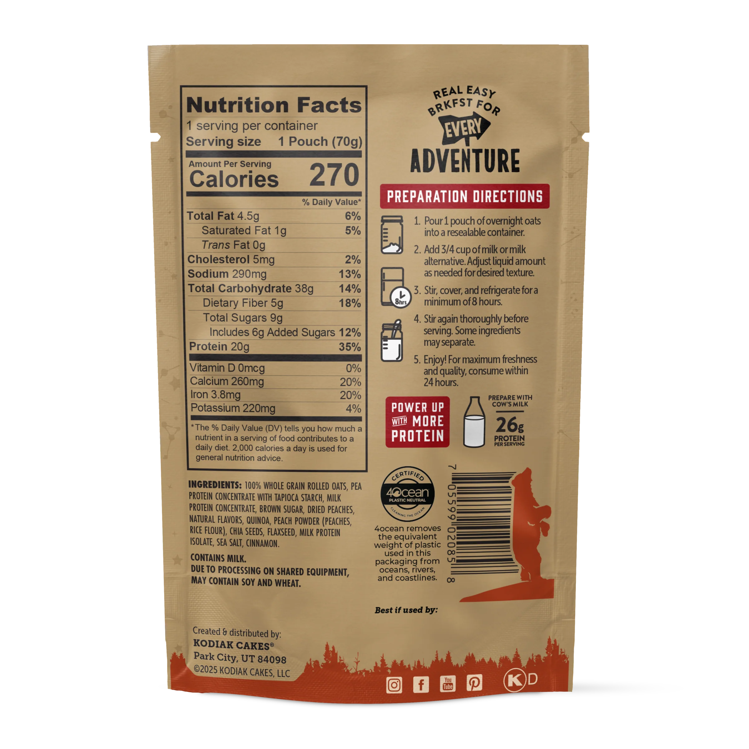 Peach Overnight Oats - Image 2