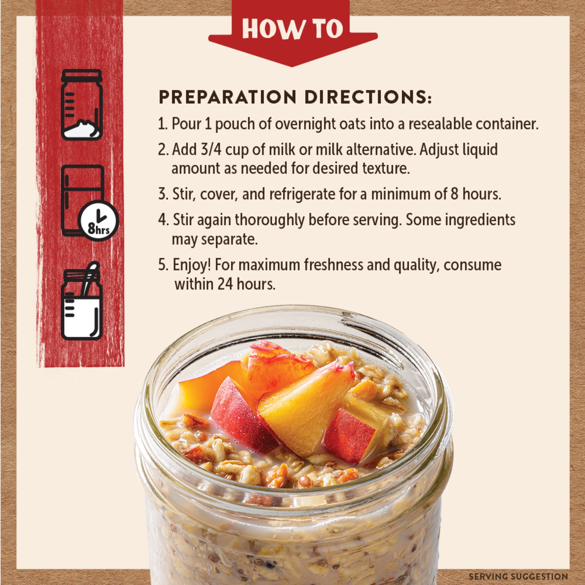 Peach Overnight Oats - Image 4