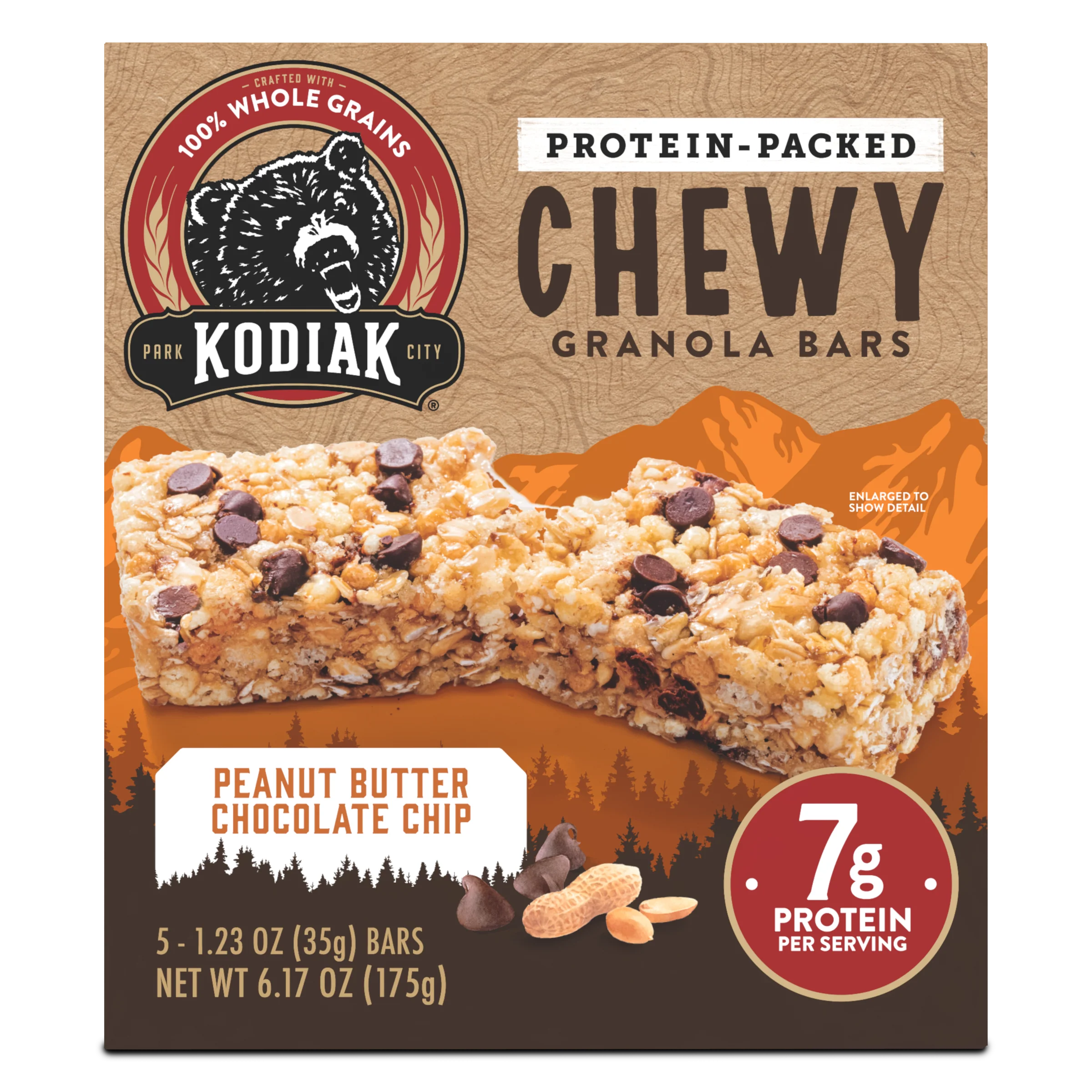 Peanut Butter Chocolate Chip Chewy Bars