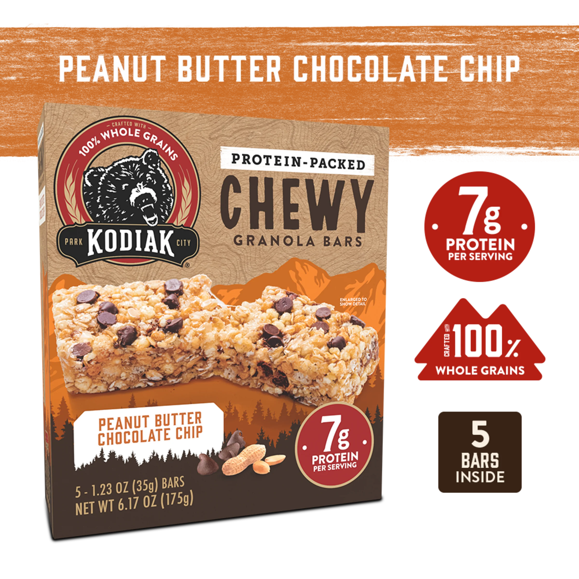 Peanut Butter Chocolate Chip Chewy Bars - Image 2