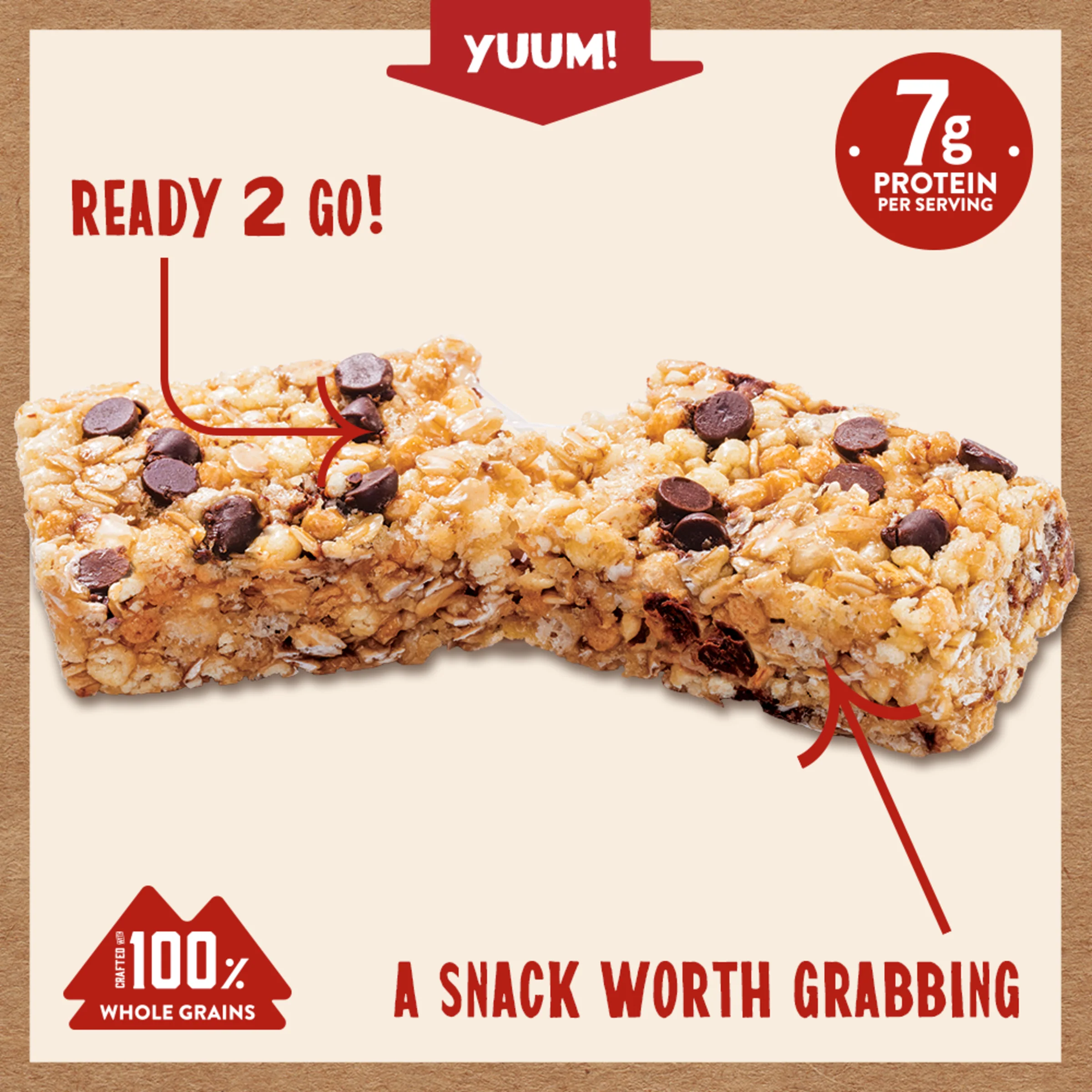 Peanut Butter Chocolate Chip Chewy Bars - Image 4