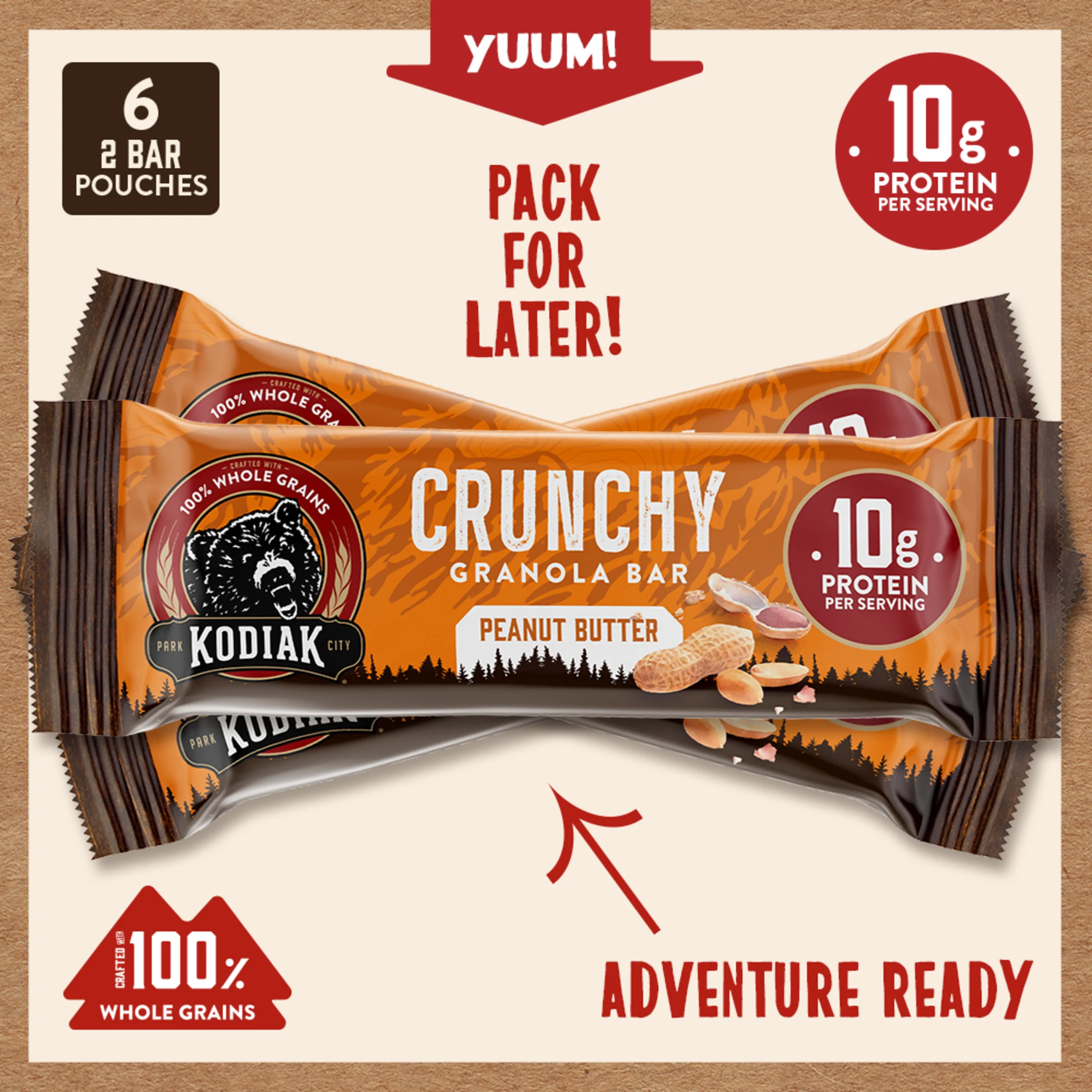Peanut Butter Crunchy Bars - Image 3