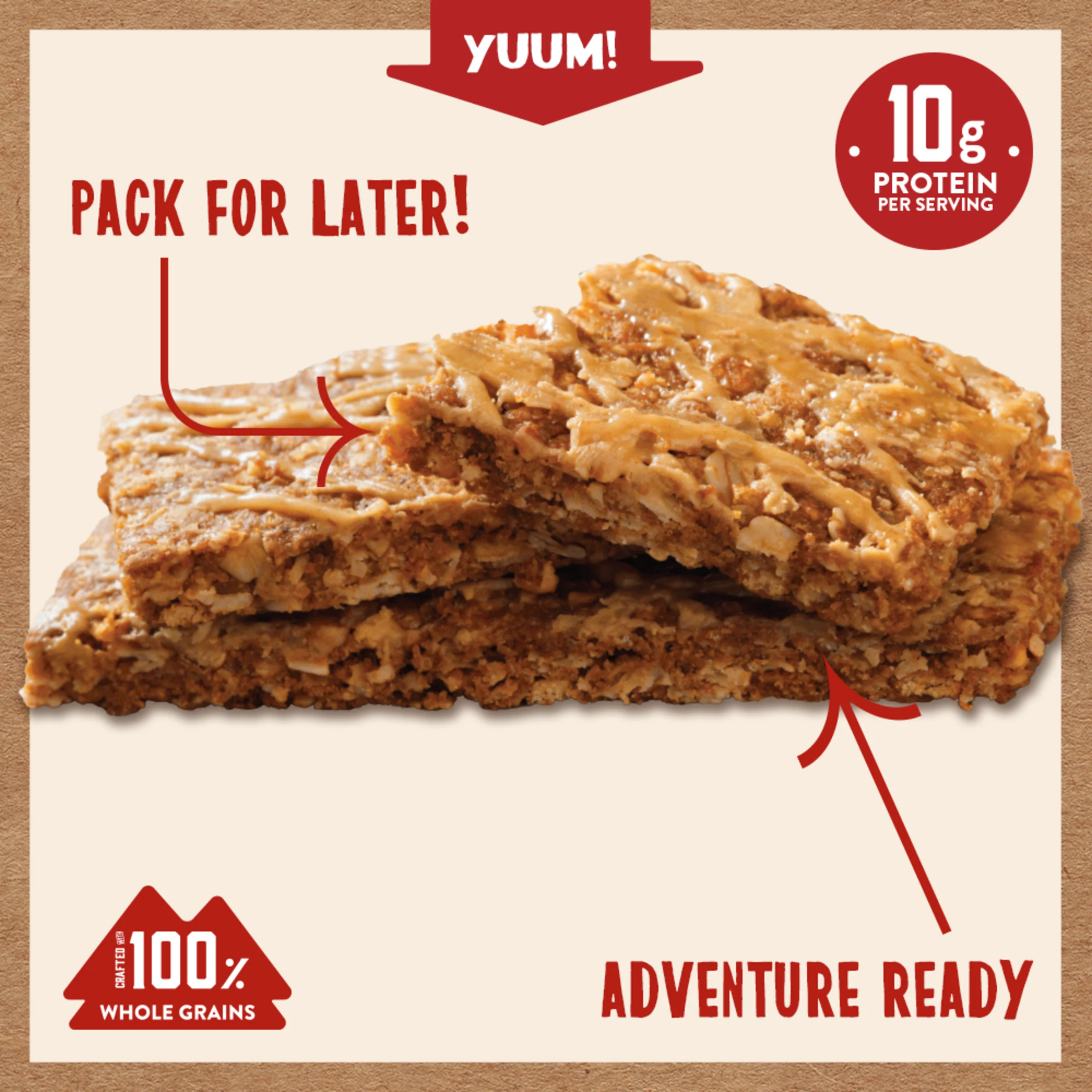 Peanut Butter Crunchy Bars - Image 4
