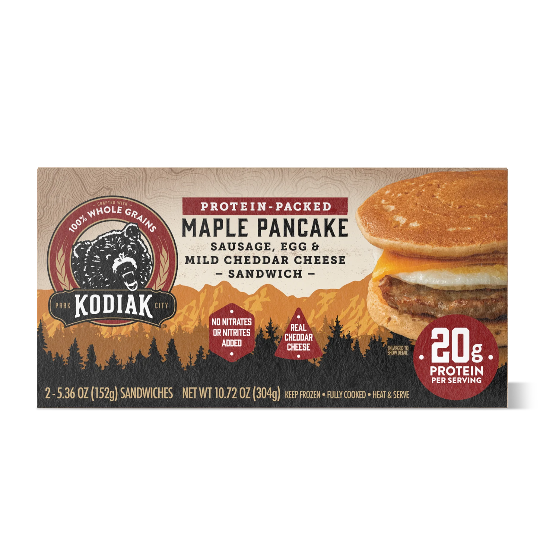 Sausage & Cheddar Cheese Breakfast Sandwich