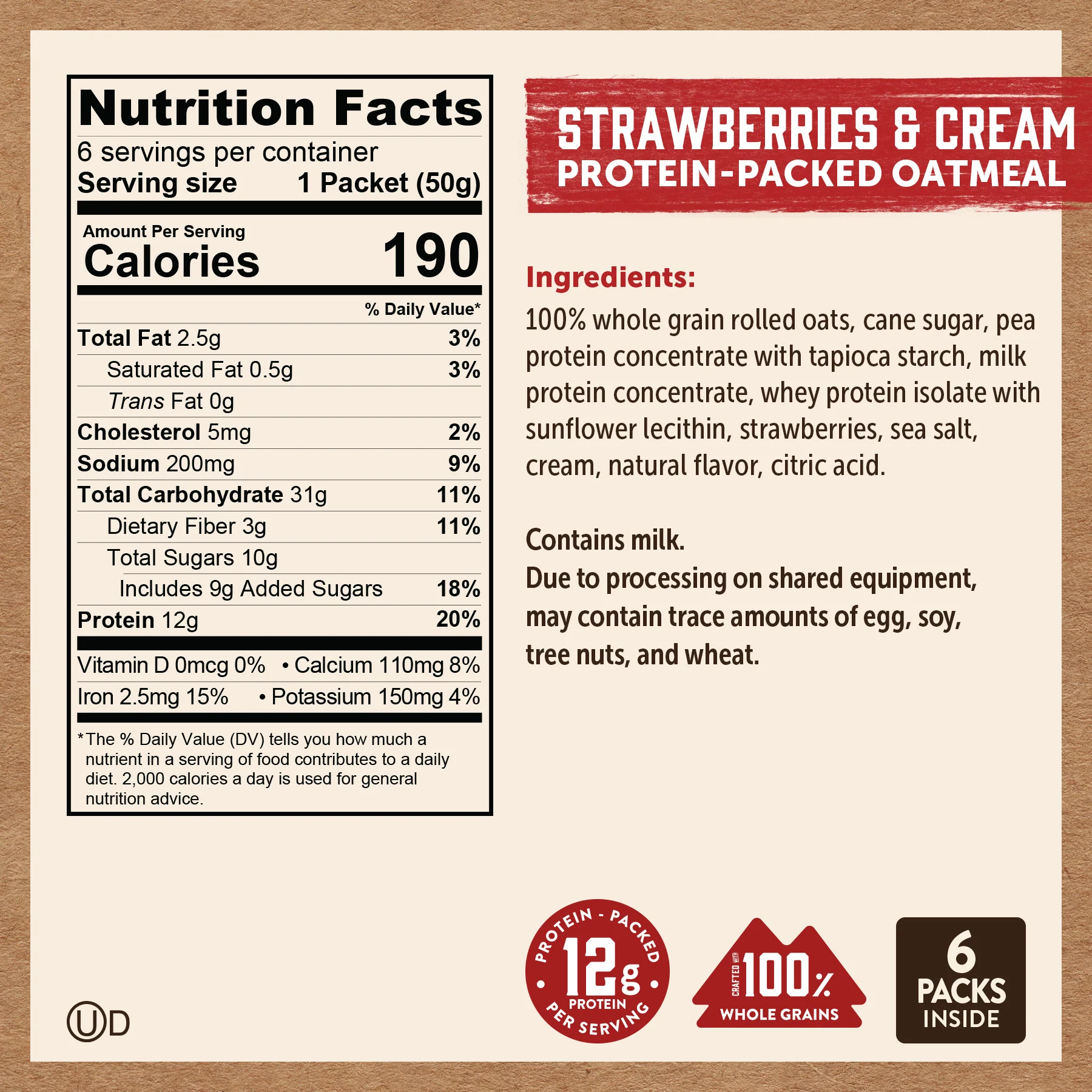 Strawberries & Cream Oatmeal Packets - Image 6